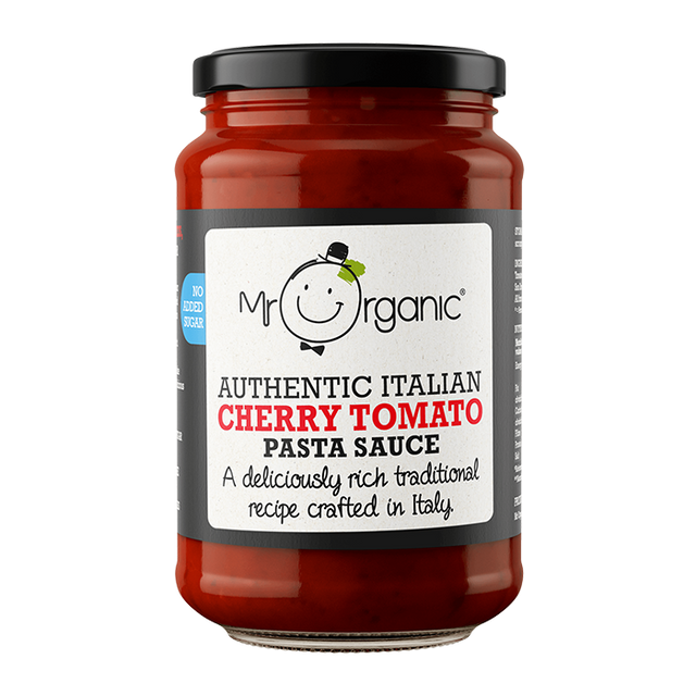 Mr Organic Authentic Italian Cherry Tomato Pasta Sauce,  350gr