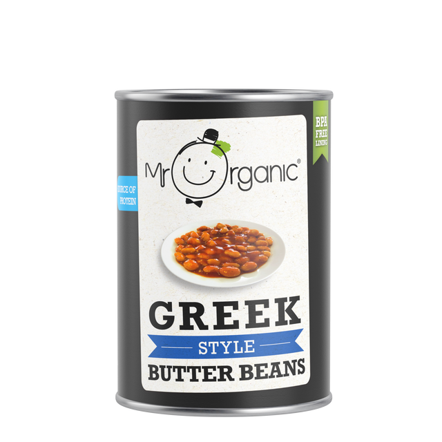 Mr Organic Greek Style Butter Beans,  400gr