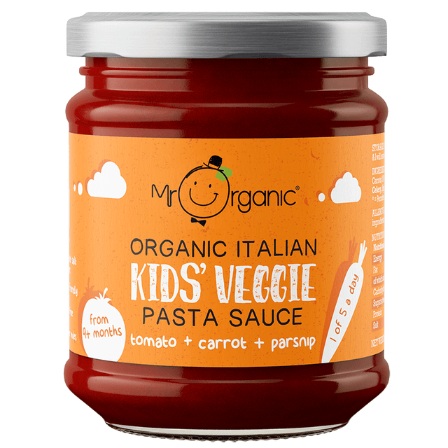 Mr Organic Kids Veggie Sauce- Tomato, Carrot & Parsnip , 200gr