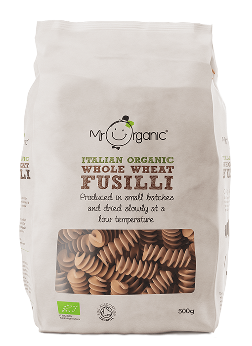 Mr Organic Whole Wheat Fusilli, 500gr
