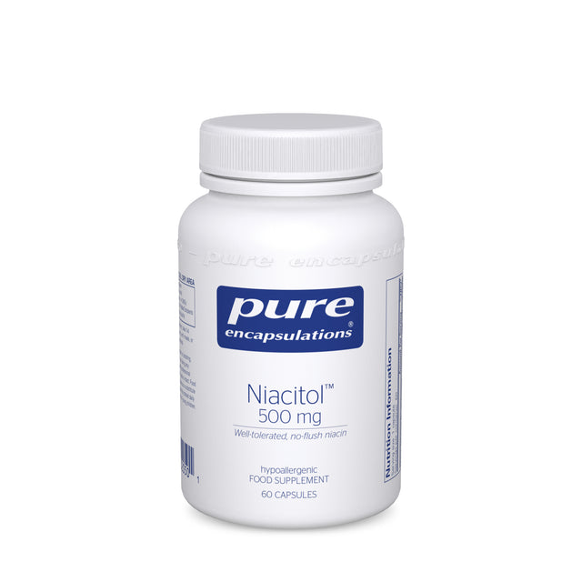 Pure Encapsulations Niacitol-500 mg, 60 Capsules