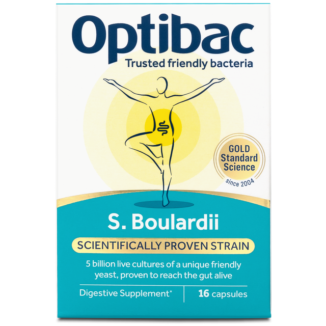 Optibac Probiotics Saccharomyces Boulardii, 16 Capsules