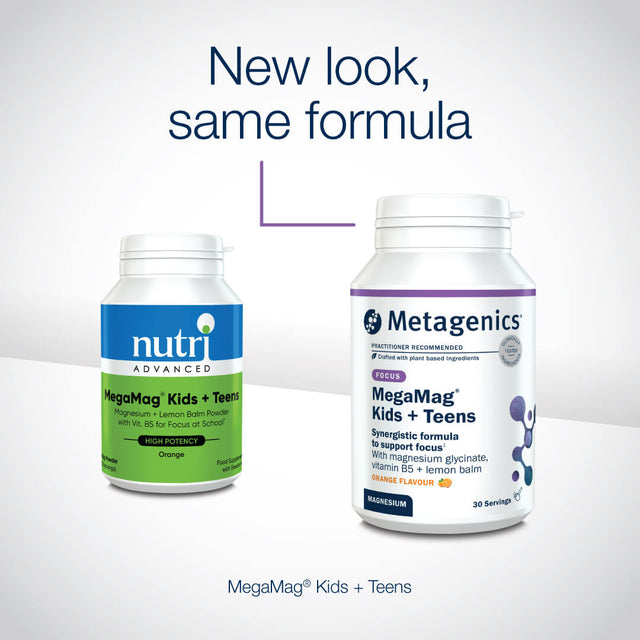 Metagenics Megamag Kids + Teens, 30 Servings