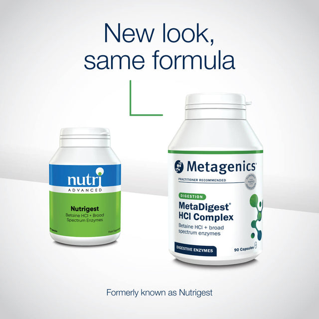 Metagenics MetaDigest HCl Complex, 90 Capsules