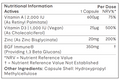 An image displaying the bottle of Invivo BioRevive Beta Immune + with capsules and detailed product label highlighting key ingredients and benefits