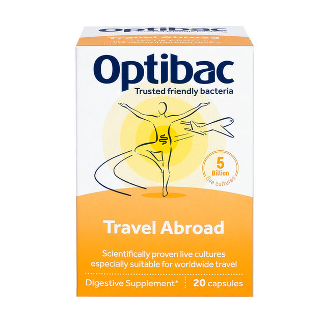 Optibac Probiotics For Travelling Abroad, 20 Capsules