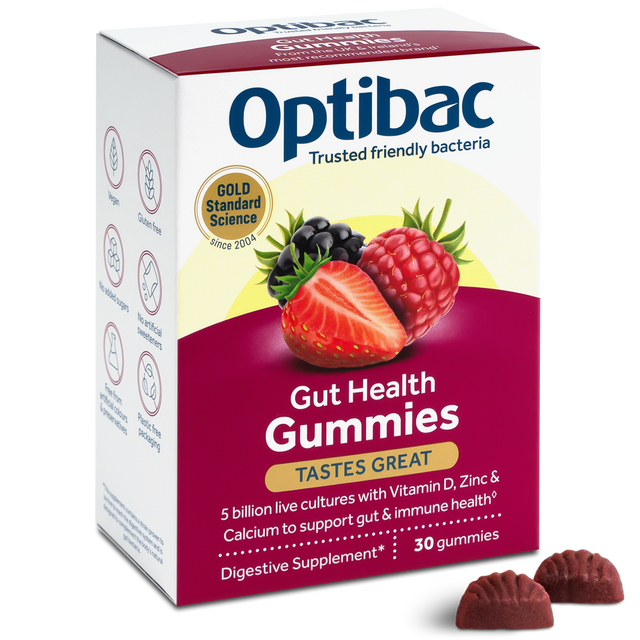 OptiBac Gut Health Gummies, 30 Gummies