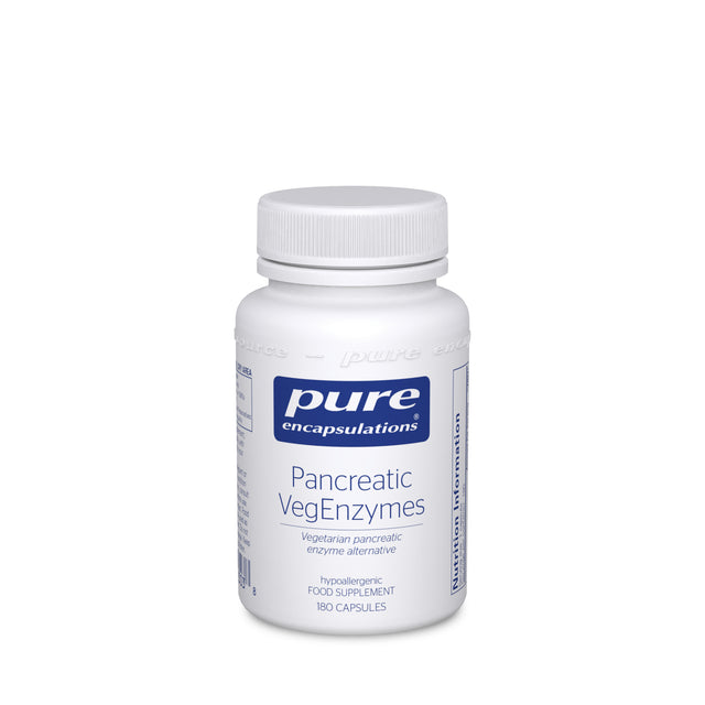 Pure Encapsulations Pancreatic VegEnzymes,180 Capsules