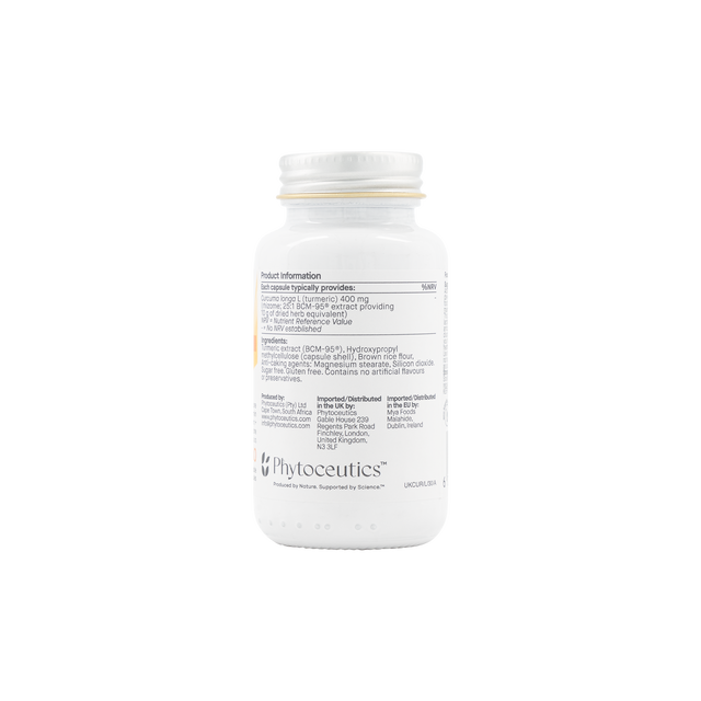 Phytoceutics Bio- Curcumin with BCM-95, 30 Capsules