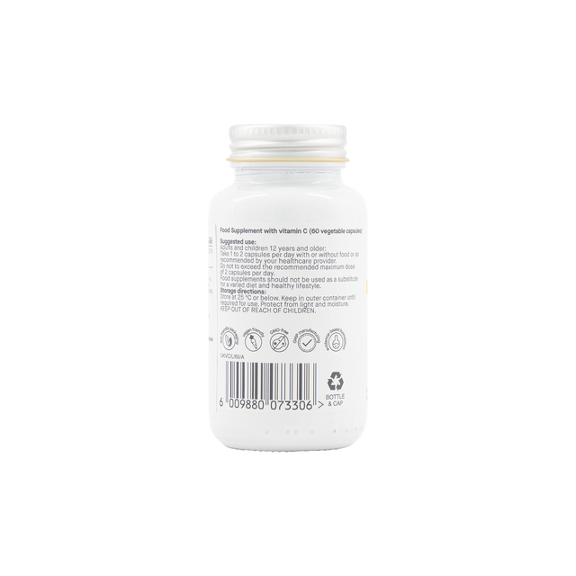 Healthy immune system concept with visualisation of antioxidant protection and cellular health benefits from Vitamin C
