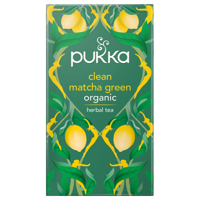 Pukka Clean Matcha Green Tea, 20Bags