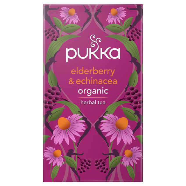 Pukka Elderberry & Echinacea Tea, 20Bags