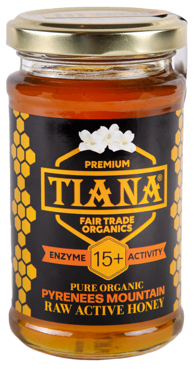 Tiana Raw Pyrenees Honey 15+,  250gr