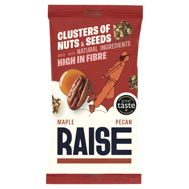 Raise Snacks Maple Pecan Cluster of Nuts and Seeds, 35gr