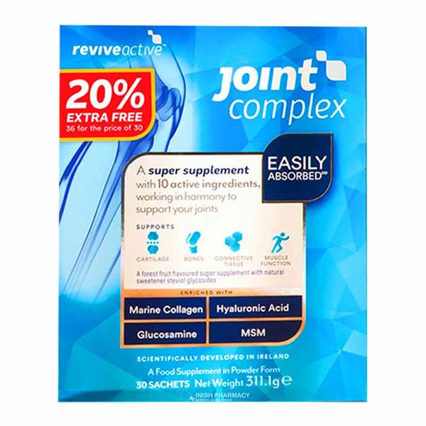 Revive Active Joint Complex 30 Day Box + 20% Extra Free , 30 Sachets +6 Extra FREE
