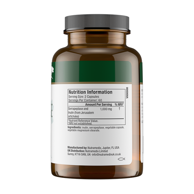 Nutramedix Serrapeptase 120 Capsules