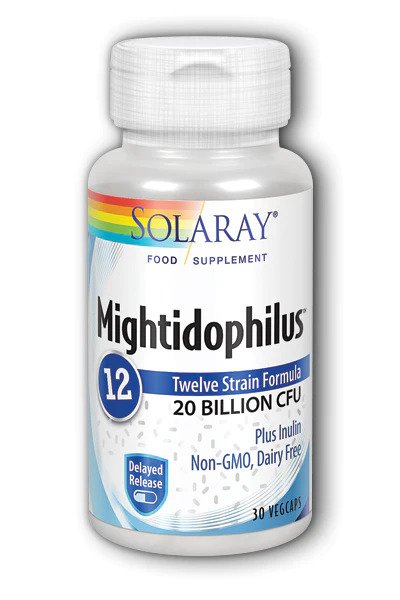 Solaray Mightidophilus 12, 20 Billion,  30 VCapsules