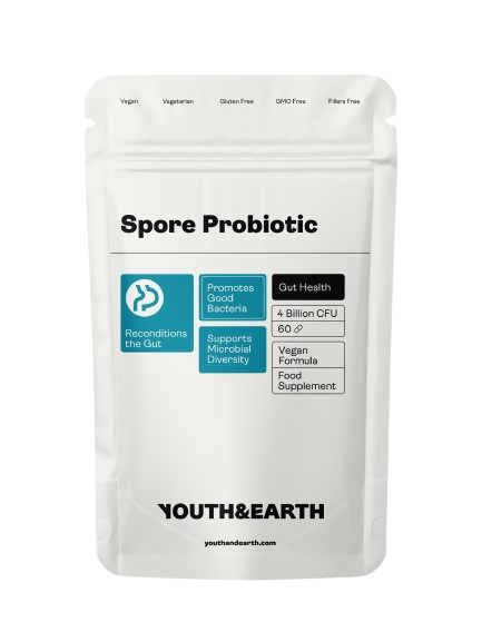 Youth & Earth Spore Probiotic, 60 Capsules