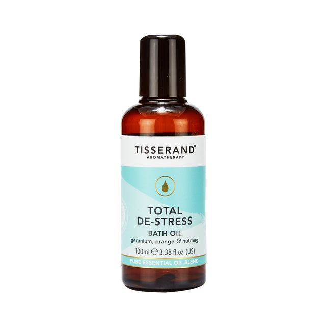Tisserand Total De-Stress Bath Oil,  100ml