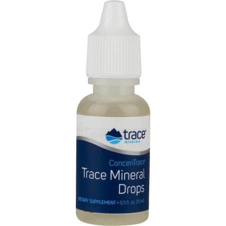 Trace Minerals Concentrace Trace Mineral Drops 0.5 fl oz, 15ml