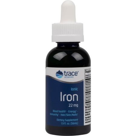 Trace Minerals Liquid Ionic Iron (22 mg) 1.90 oz, 56ml