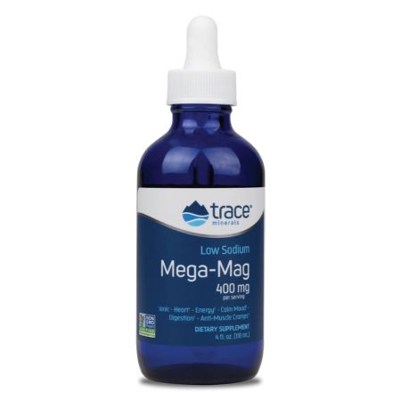 Trace Minerals Mega-Mag 400mg 4 fl oz, 118 ml