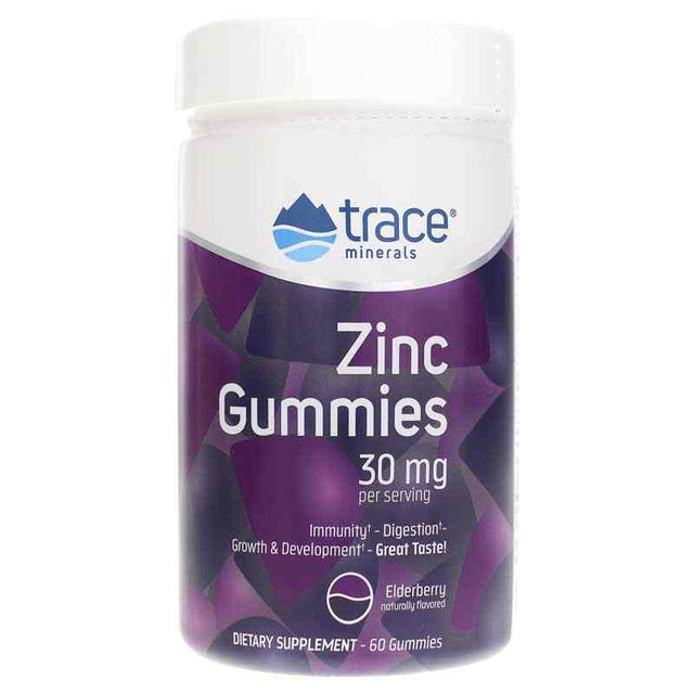 Trace Minerals Zinc Gummies, 60 Gummies