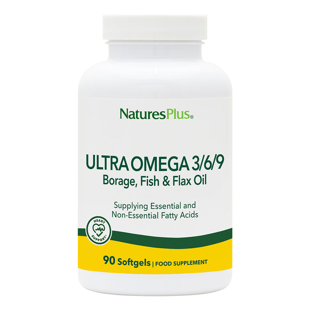 Nature's Plus Ultra Omega 3/6/9, 1200mg, 90 SoftGels