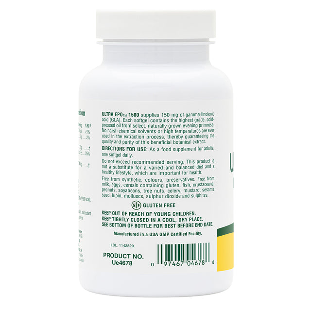 Nature's Plus Ultra EPO, 1500mg, 60 SoftGels