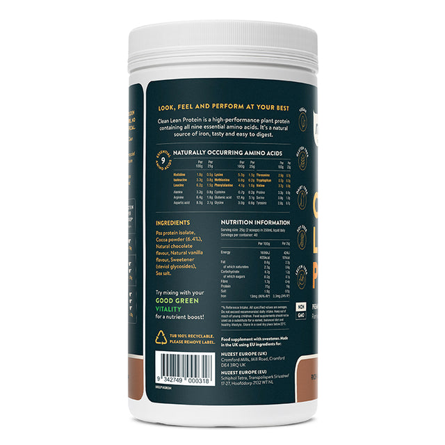 Nuzest Clean Lean Protein-Rich Chocolate, 1000gr