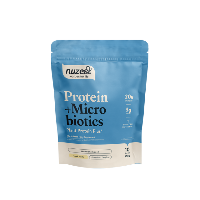 Nuzest Protein + Microbiotics- French Vanilla,  300gr