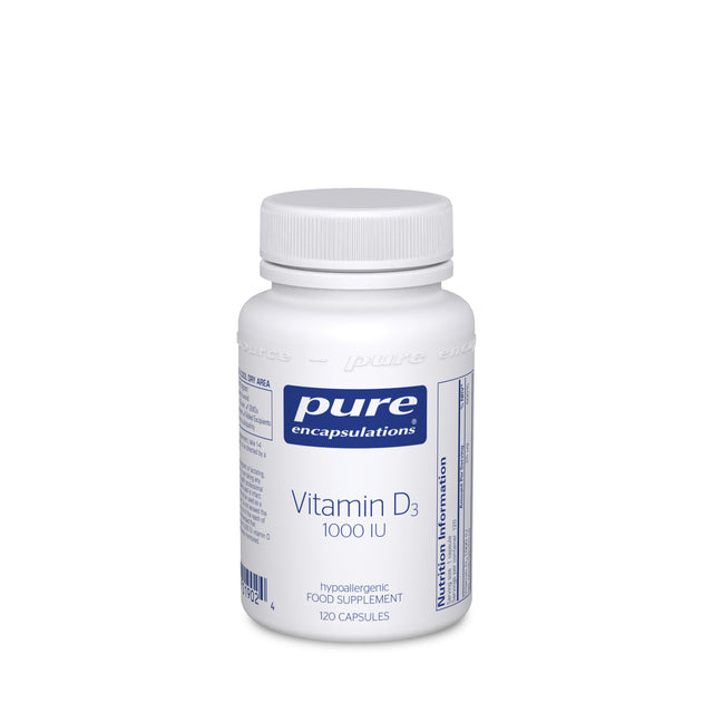 Pure Encapsulations Vitamin D3 1000iu, 120 Capsules