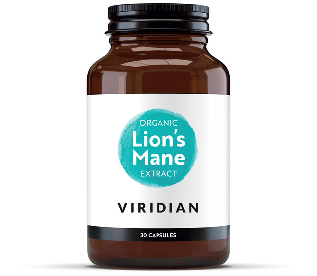 Viridian Organic Lions Mane Extract,  30 Capsules