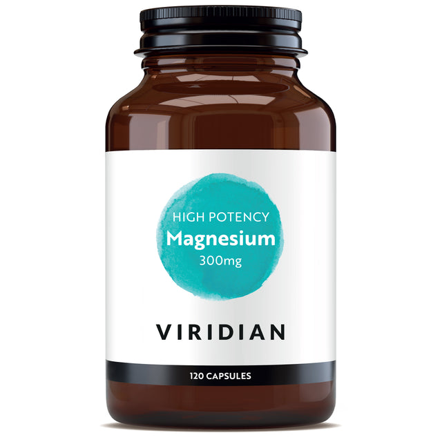 image of product Viridian Hi-Potency Magnesium 300mg - 120 Veg Caps