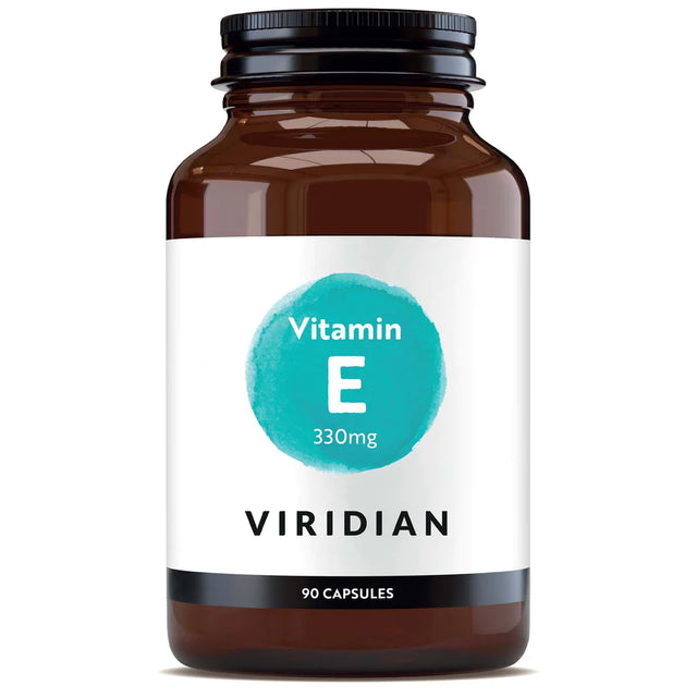 Viridian Natural Vitamin E-330mg, 90 VCapsules