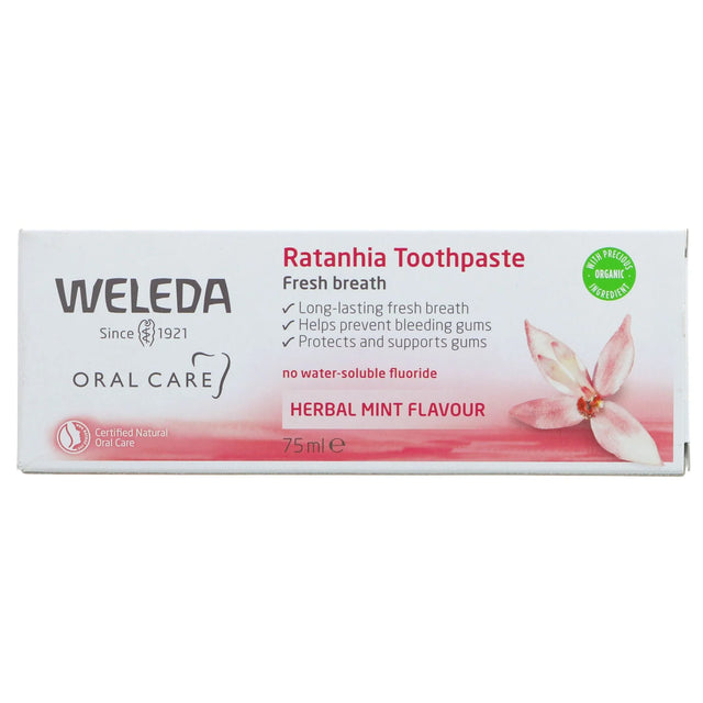 Weleda Ratanhia Toothpaste, 75ml