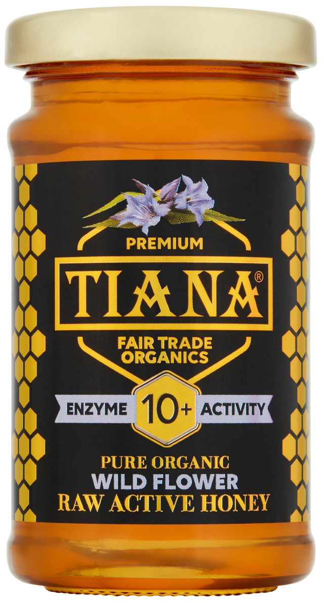 Tiana Raw Wildflower Honey 10+, 250ml