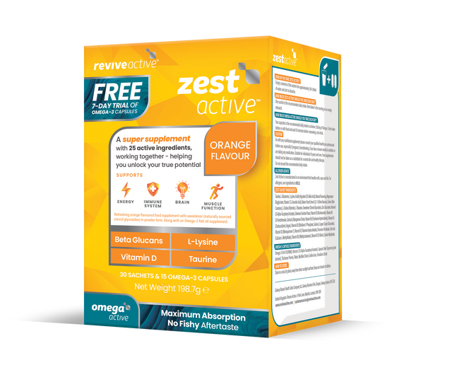 Revive Active Zest Active & Free Omega 30Days