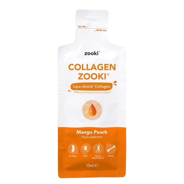 Zooki Collagen- Mango Peach,  30 x 15ml