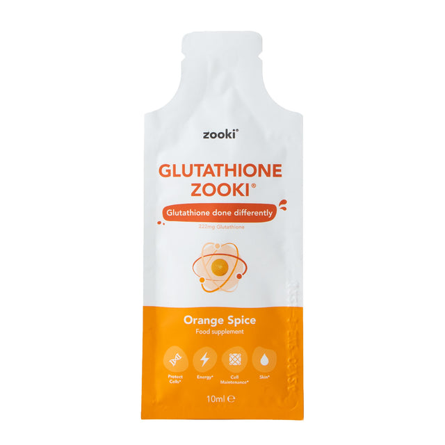 Zooki Glutathione- Orange Spice, 30 x10ml