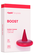 Ripple+ Bonbon Incense ( raspberry + rose) Boost Droplet, 26 Pack