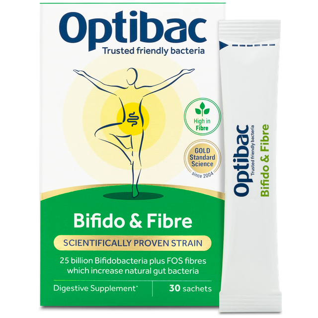 Optibac Probiotics Bifido & Fibre, 30 Sachets