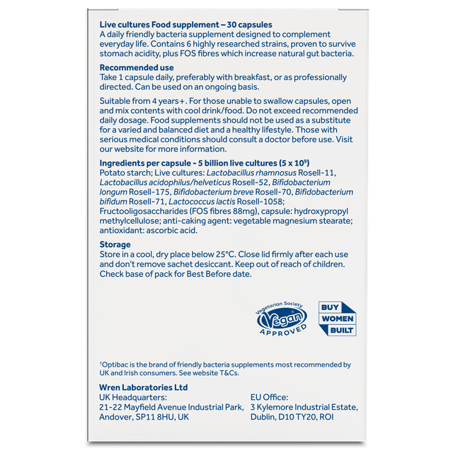 Optibac Probiotics Every Day, 30 Capsules