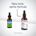 A close-up of Metagenics Vitamin D3 Drops with K2 bottle showing its label and 30ml size