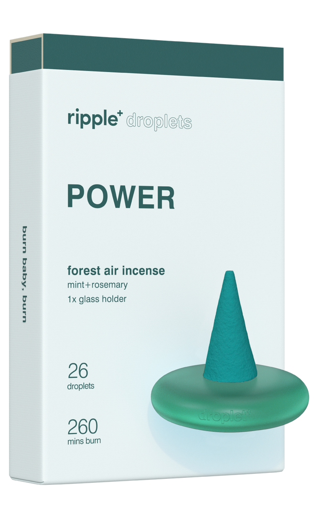 Ripple+ Forest Air Incense ( mint + rosemary)Power Droplet,  26 Pack