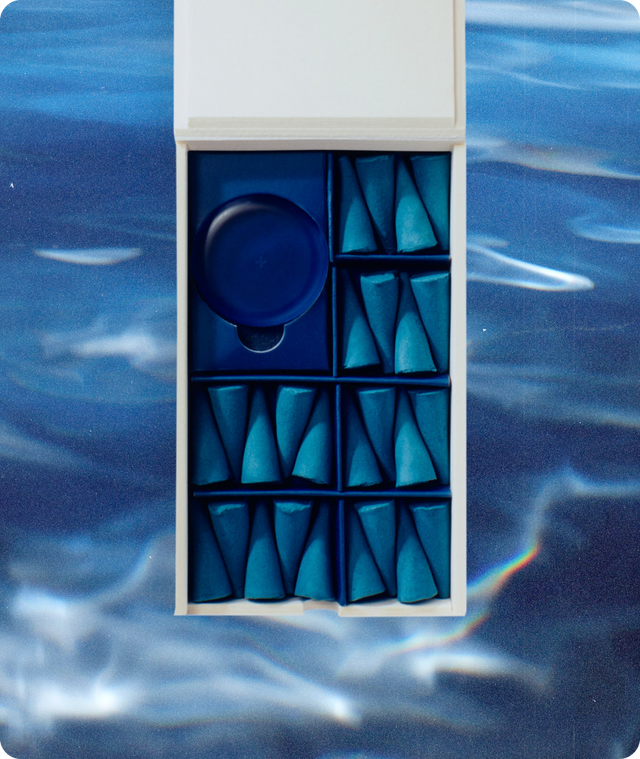 Ripple+ Sea Breeze Incense ( sea salt + iris) Relax Droplet,  26 Pack