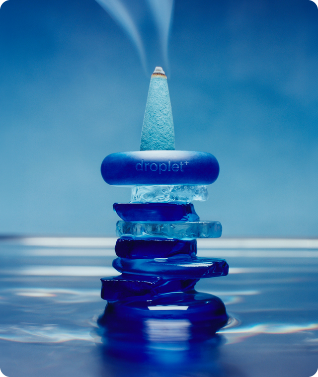 Ripple+ Sea Breeze Incense ( sea salt + iris) Relax Droplet,  26 Pack