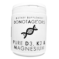 DoNotAge.org Pure D3, K2 & Magnesium 366 Capsules