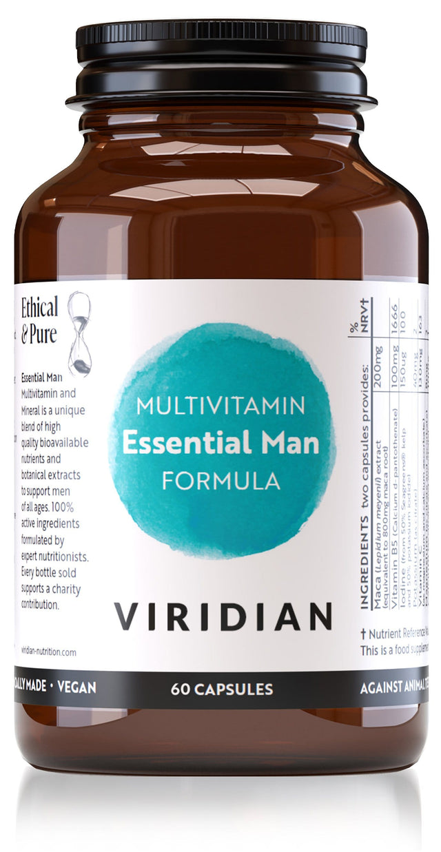 Viridian Essential Man Formula,  60 Capsules