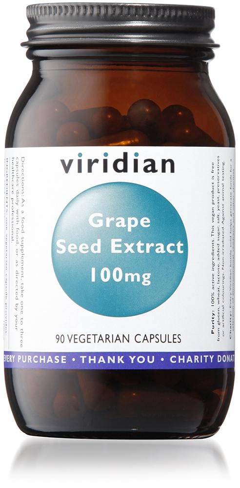 Viridian Grape Seed Extract, 100mg, 90 VCapsules